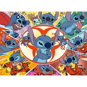 100-piece puzzle - in my own world / disney stitch Ravensburger image-1