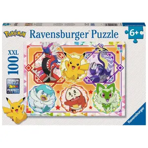100-piece puzzle - scarlet and purple pokémon Ravensburger image-1