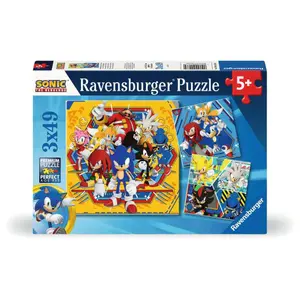 3x49 pieces puzzle - sonic adventures Ravensburger image-4