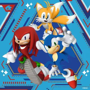 3x49 pieces puzzle - sonic adventures Ravensburger image-3