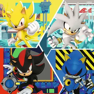 3x49 pieces puzzle - sonic adventures Ravensburger image-1
