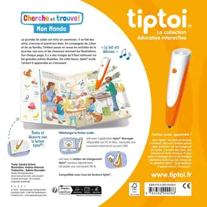 Educational games seek and find - mon monde tiptoi® (my tiptoi® world) Ravensburger image-1