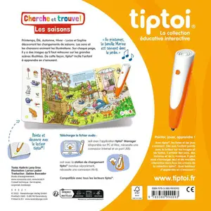 Educational games seek and find - the seasons tiptoi® Ravensburger image-1