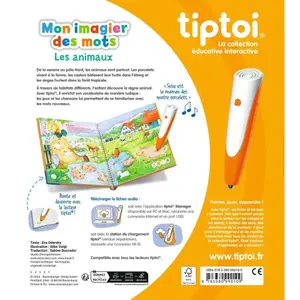 Educational games mon imagier des mots - tiptoi® animals Ravensburger image-1