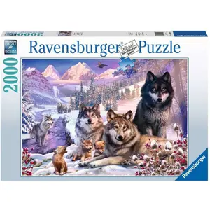 2000-piece puzzle Ravensburger Loups dans la Neige image-1