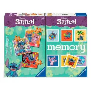 Puzzle and memory games Ravensburger Disney Stitch (x3) image-2