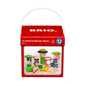 Patterned building blocks - bucket Ravensburger image-0