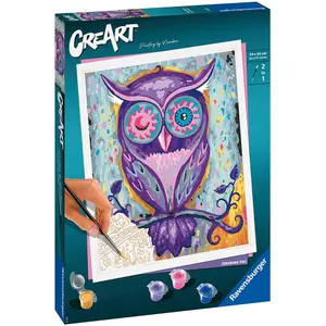 Paint Ravensburger Numbers hibou image-0
