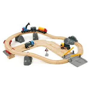 Kreislauf Schiene Straße Transport von Gestein Ravensburger