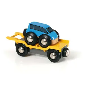Car transport wagon with ramp Ravensburger image-1