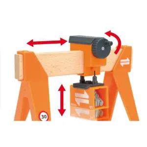 Wooden locomotive to decorate Ravensburger image-2