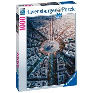 1000 piece puzzle from the air Ravensburger Paris image-0