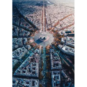 1000 piece puzzle from the air Ravensburger Paris image-1