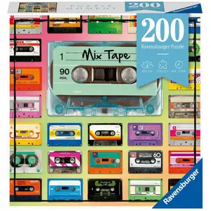200 piece retro cassette puzzle Ravensburger image-0