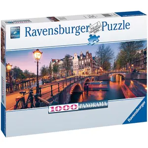 1000 piece puzzle Ravensburger Panorama Amsterdam image-0