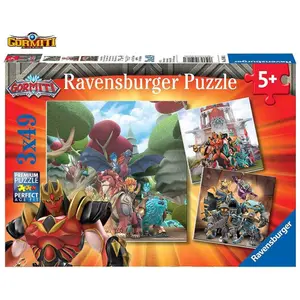 Puzzle 3 x 49 pieces Ravensburger Gormiti image-0