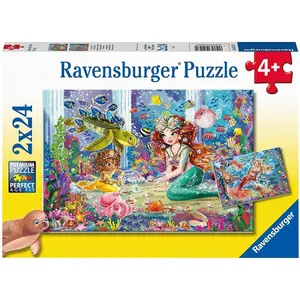 Puzzle 2 x 48 pièces Ravensburger Sirenas image-0