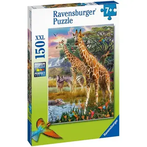 150 pieces jigsaw puzzle africa giraffes xxl Ravensburger image-0