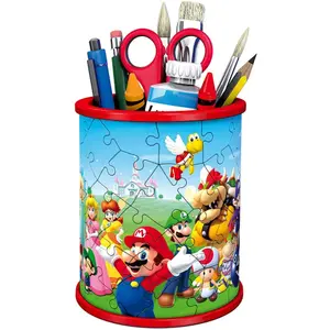 3d pencil holder puzzle Ravensburger Super Mario image-1