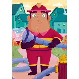 Puzzle 3 x 24 pieces triple my favorite heroes Ravensburger image-1