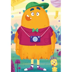 Puzzle of 3 x 49 pieces triple monsters Ravensburger image-2