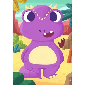 Puzzle 3 x 24 pieces triple dinosaurs Ravensburger image-1