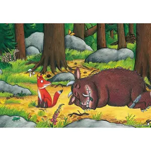 Puzzle 2 x 12 pièces Ravensburger Gruffalo image-2