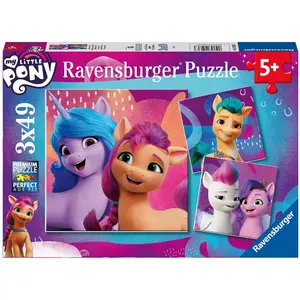 Puzzle of 3 x 49 pieces Ravensburger My Little Pony image-0