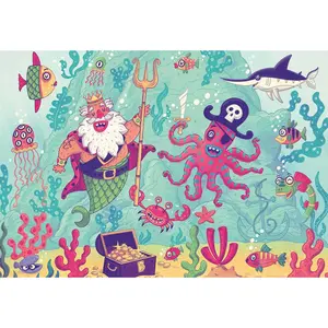 Puzzle 2 x 24 pièces Ravensburger Escenario Pirata image-3