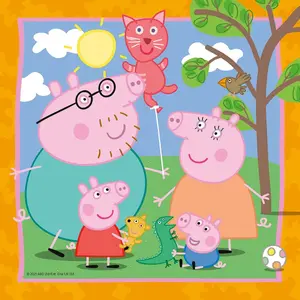Puzzle of 3 x 49 pieces Ravensburger Peppa Pig image-1