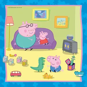 Puzzle of 3 x 49 pieces Ravensburger Peppa Pig image-2