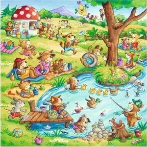 Puzzle of 3 x 49 pieces vacations Ravensburger image-3