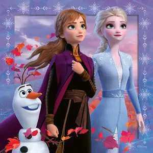 Puzzle of 3 x 49 pieces Ravensburger Frozen image-3