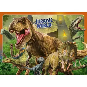 4 in 1 puzzle of 100 pieces Ravensburger Jurassic World image-1