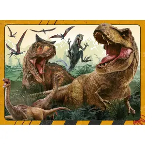 4 in 1 puzzle of 100 pieces Ravensburger Jurassic World image-3