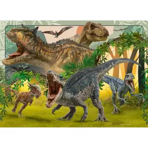 4 in 1 puzzle of 100 pieces Ravensburger Jurassic World image-4
