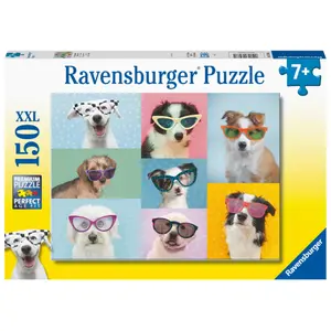 150 pieces puzzle dogs with glasses xxl Ravensburger image-0