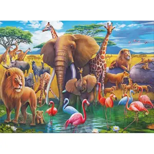 Puzzle of 200 pieces xxl Ravensburger Safari image-1