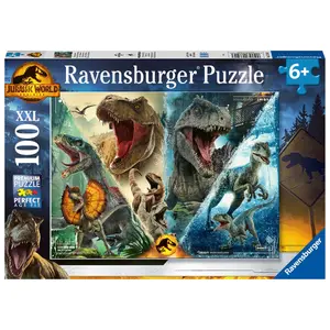 100 piece puzzle Ravensburger Jurassic World XXL image-0