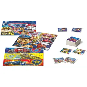 Puzzle + memory pack Ravensburger Patrulla Canina image-1