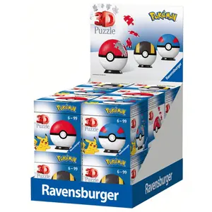 3d puzzle 54 pieces pre12 Ravensburger Pokeball image-1