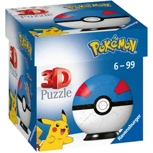 3d puzzle 54 pieces pre12 Ravensburger Pokeball image-3