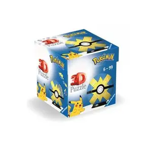 3D puslespil med 55 brikker i pokéball Ravensburger Pokémon Rapide Ball image-1