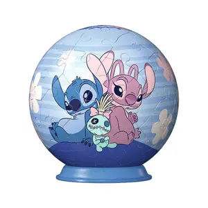3D 55-piece puzzle Ravensburger Disney Stitch - Ball Stitch & Angel image-0