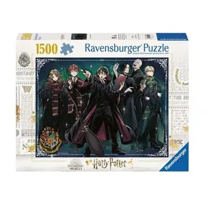 1500-piece puzzle Ravensburger Harry Potter Gryffindor vs. Slytherin image-0