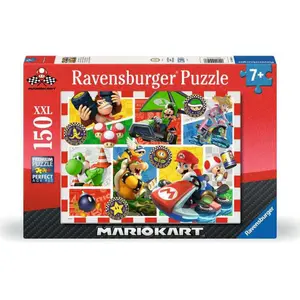 150-piece puzzle Ravensburger Super Mario - pour enfants XXL Fun with Mario Kart image-0