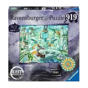 919-piece puzzle Ravensburger The Circle Anno 2083 image-0