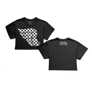 T-shirt à carreaux femme Riding Culture image-0