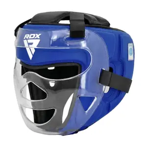 Boxing Helmet with Faceguard RDX Wako T2