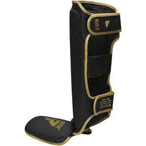 Leather MMA Shin Guards RDX F6 Kara image-4